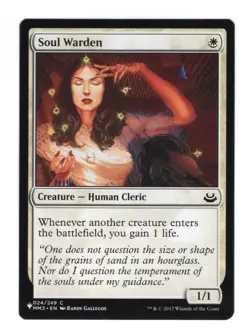 MTG Soul Warden NM-Mint Mystery Booster Magic The Gathering - Image 1