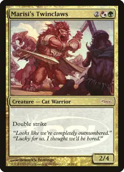 1x Marisi's Twinclaws (DCI FOIL PROMO) - LP/MP - See Pic for Set - SPARROW MAGIC - Image 1
