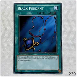 Black Pendant - WGRT-EN068 - Common Limited Edition Yugioh - Image 1