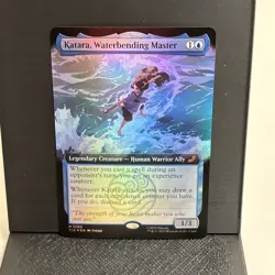 MTG Katara, Waterbending Master TLE 0180 M NM FOIL Extended Art - Image 1