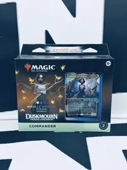 Magic Gathering Duskmourn: House of Horror Commander Deck Miracle Worker Sealed - Image 1
