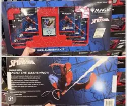 Magic The Gathering Marvel Spiderman Web-Slinger's Kit- Miles Morales Holo - Image 1