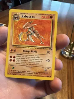 Pokemon TCG Kabutops 24/62 Fossil Non Holo Unlimited NM - Image 3
