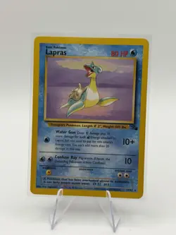 Lapras 25/62 Fossil Set Non Holo Rare WOTC 1999 Vintage Pokemon Card LP - Image 1