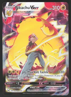 Pikachu VMAX TG17/TG30 Pokemon TCG Lost Origin Trainer Gallery NM - Image 1