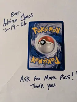 Pokemon Pikachu Delta Species 035 Promo Holo 40HP Thunder Wave Iron Tail 2006 - Image 3