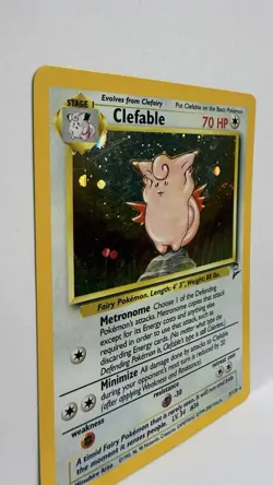 Clefable Base Set 2 5/130 Holo Rare 70 HP Stage 1 Pokemon Card - Image 4