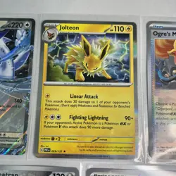 Pokemon Prismatic Evolutions Cards Lot of 7 Holo and Reverse Holo Rare Lugia EX - Image 3