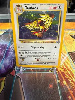 Tauboss 8/64 German Pidgeot Jungle Pokemon Card Holo Rare - Image 1