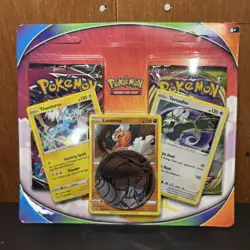 Pokemon 2 Pack Blister Fusion Strike 3 Promo Cards & Coin Forces of Nature Trio 820650808982 - Image 1