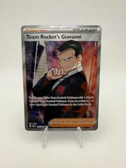 Pokemon TCG Team Rockets Giovanni Destined Rivals Card 225/182 - Image 1