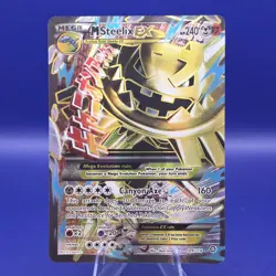 M Steelix EX 109/114 XY Steam Siege Full Art Ultra Rare Holo 2016 Pokemon NM - Image 1