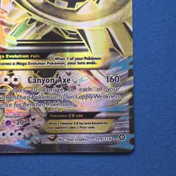 M Steelix EX 109/114 XY Steam Siege Full Art Ultra Rare Holo 2016 Pokemon NM - Image 5