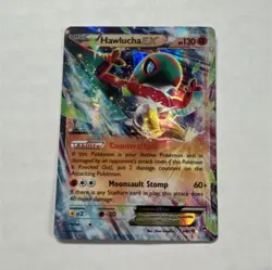 The Pokemon Company Hawlucha EX Full Art Holo Ultra Rare XY-Furious Fists 64/11… - Image 1