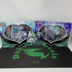 Pokemon TCG Ice & Shadow Rider Calyrex V Box Factory Sealed Set of 2 820650809002 - Image 1