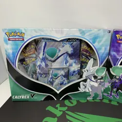 Pokemon TCG Ice & Shadow Rider Calyrex V Box Factory Sealed Set of 2 820650809002 - Image 2