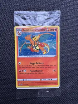 Special Delivery Charizard SWSH075 Pokemon Center Promo Sealed GALAXY SWIRL - Image 4