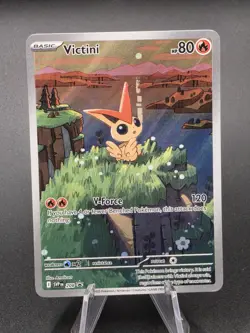 The Pokemon Company Victini SVP 208 Promo Full Art Holo Basic 80HP English - Image 1