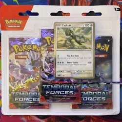 Pokemon TCG Temporal Forces 3 Pack Blister New Sealed - Image 1