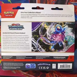Pokemon TCG Temporal Forces 3 Pack Blister New Sealed - Image 2