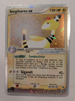 Ampharos ex 89/97 - EX Dragon set (2003) - DMG (see pics) - Vintage Pokemon TCG - Image 1