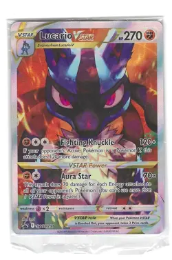 Pokemon TCG: Lucario VSTAR (Crown Zenith ETB) - SWSH291 - SWSH Promos - SEALED - Image 1