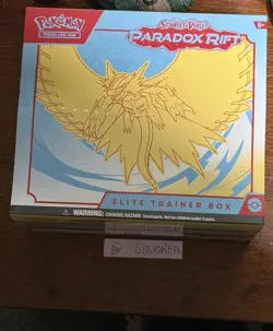 Pokemon Scarlet & Violet Paradox Rift Elite Trainer Box Roaring Moon SEALED - Image 1