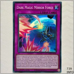 Dark Magic Mirror Force - INFO-EN069 - Super Rare 1st Edition Yugioh - Image 1