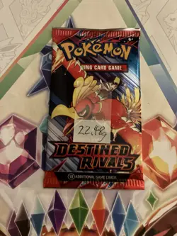 (VERY HEAVY) 22.48g Pokemon TCG Destined Rivals Booster Pack (SEALED)✅ - Image 2
