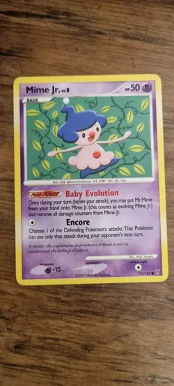 Mime Jr. Lv.8 - Pokemon TCG - LP - Common - Supreme Victors - Free UK P&P - Image 1