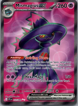 Mismagius ex 112/094 ME02: Phantasmal Flames Pokemon TCG Ultra Rare NM - Image 1