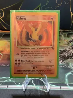 Moltres 12/62 1999 Fossil Holo Rare Pokemon - Image 1