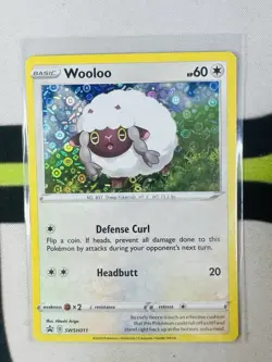 WOOLOO Pokemon 25th Anniversary Holo Foil General Mills Promo SWSH011 NM - Image 1
