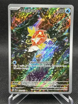 Pokemon TCG Magikarp 203/193 Sv02: Paldea Evolved Illustration Rare Holo - Image 1