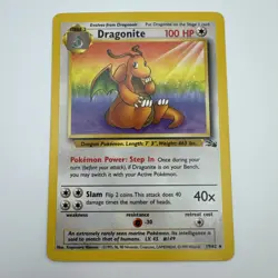 Dragonite #19/62 - Pokemon Fossil 1998 - Unlimited Non-Holo Rare - Image 1