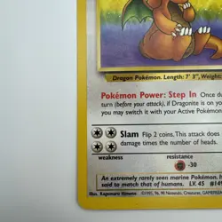 Dragonite #19/62 - Pokemon Fossil 1998 - Unlimited Non-Holo Rare - Image 5