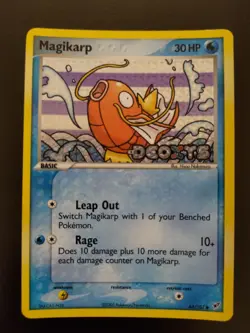 Pokemon TCG Magikarp Ex Deoxys Stamped Reverse Holo 64/107 - Image 1