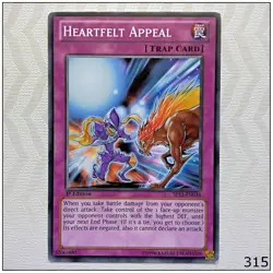 Heartfelt Appeal - SP13-EN036 - Common 1st Edition Yugioh - Image 1