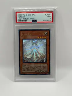 2008 YuGiOh Honest LODT-JP001 Ghost Rare Mint PSA 9 Japanese - Image 1