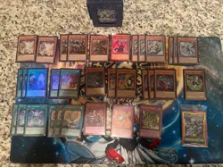 Yugioh Dracotail Branded Deck + Deck Box+Dracotail Playmat + Lukias Field Center - Image 1