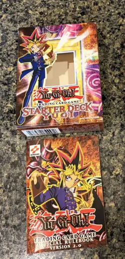 VINTAGE 1996 YU-GI-OH STARTER DECK - BOX & INSTRUCTIONS ONLY - Image 1