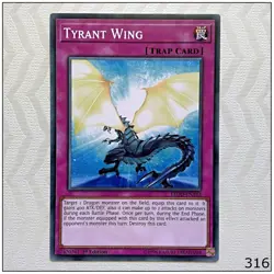 Tyrant Wing - LEDD-ENA33 - Common 1st Edition Yugioh - Image 1