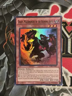 Yu-Gi-Oh! Graff, Malebranche of the Burning Abyss AP08-EN007 **Super Rare | NM** - Image 1