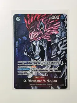 St. Ethanbaron V. Nusjuro Alt Art OP13-080 Carrying On His Will One Piece TCG - Image 1