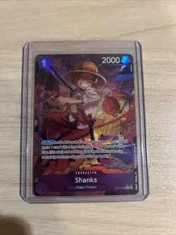 One Piece Carrying On His Will Shanks OP13-065 Alternate Art Rare NM - Image 1