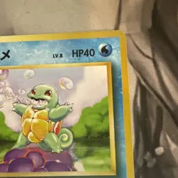 Squirtle Pokemon Card TCG JapaneseRare Japan 1996 F/S No.007 Vintage - Image 2