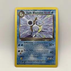 Dark Blastoise 4/110 Legendary Collection Non Holo Rare Vintage Pokemon Card LP - Image 1