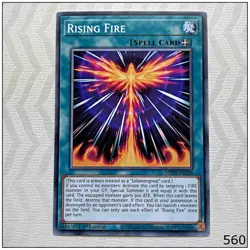 Rising Fire - MP20-EN128 - Common 1st Edition Yugioh - Image 1