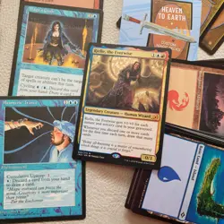 "SPELLSLINGER'S" Red Blue Mythic Rare Card Drawing Custom Commander Deck MTG Fun - Image 1
