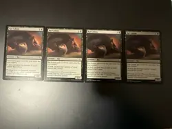 MTG Magic the Gathering Rat Colony Dominaria Regular Card Set of 8x - Image 1